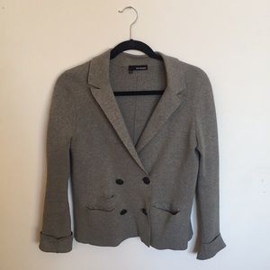 Grey Sweater Blazer by The Kooples